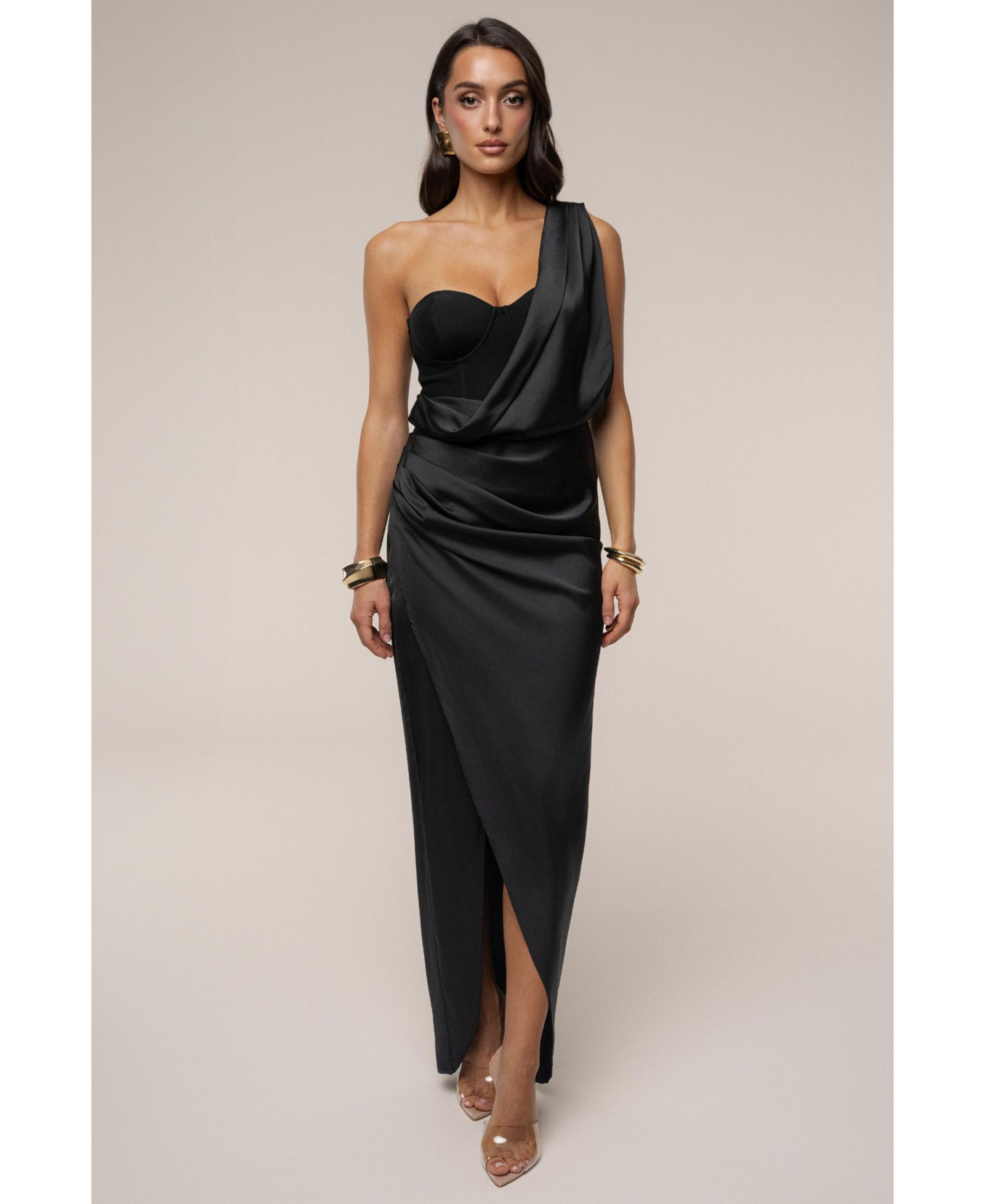 Женское макси-платье JLUXLABEL Draped Radiance