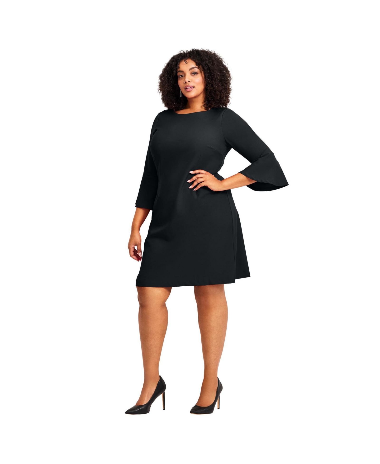Avenue Женское платье Plus Size с рукавами-колоколами