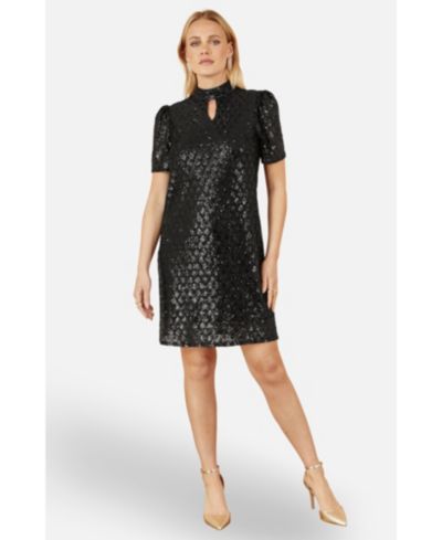 Женское платье Yumi Sequin Chevron Pattern Tunic