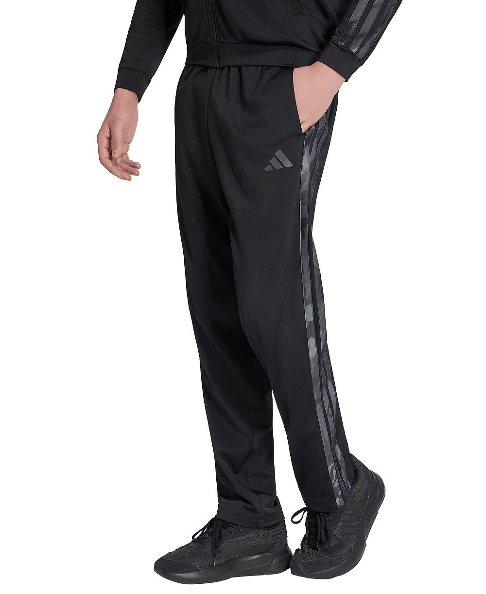 adidas Men's Camouflage Three-Stripes Regular-Fit Trackpants