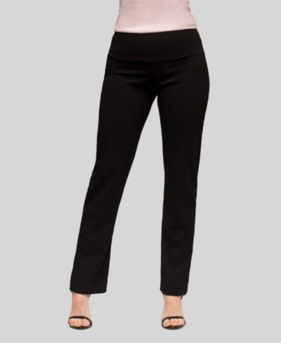 Женские брюки 24seven Comfort Apparel Petite Stretch High Waist
