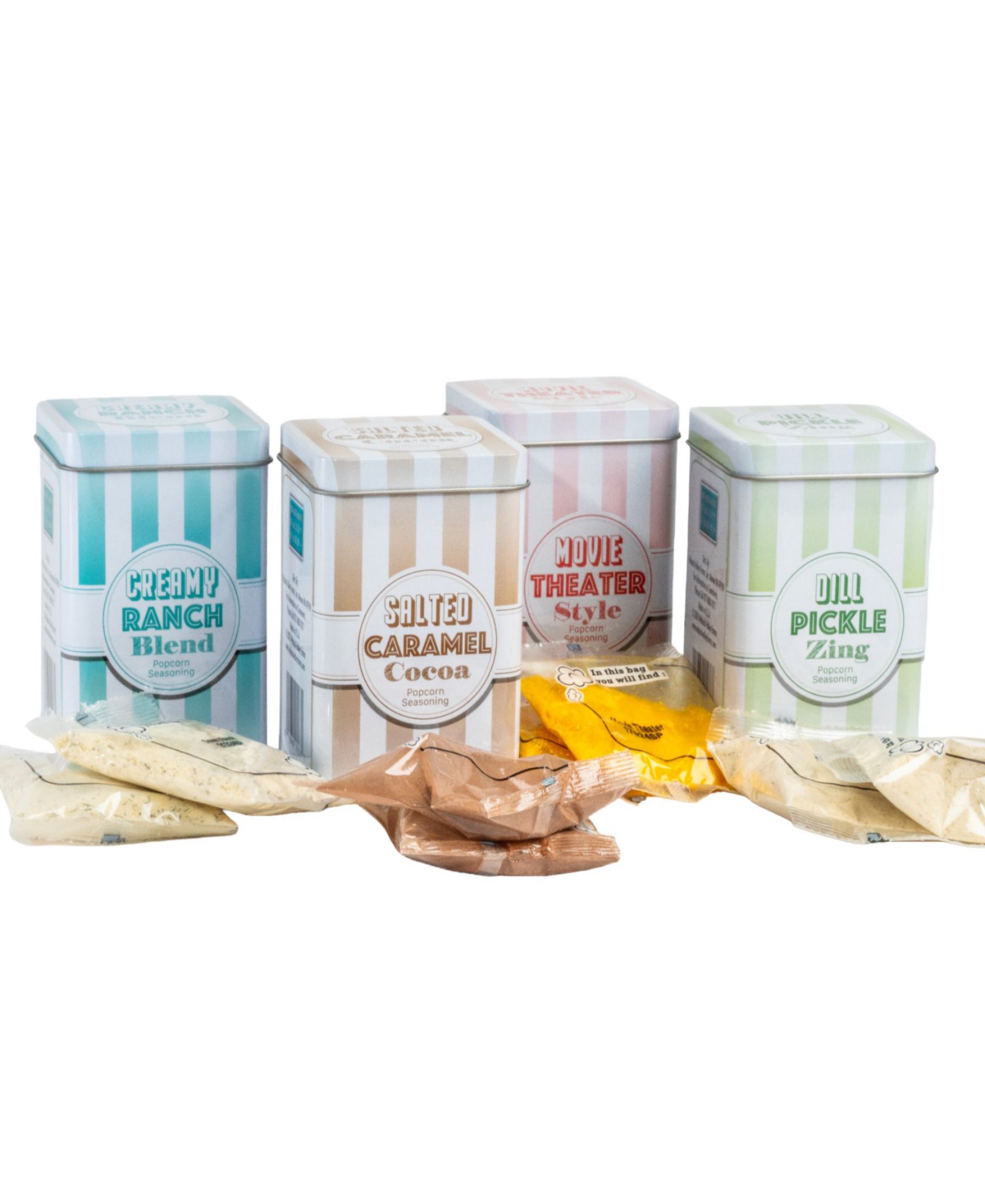 Подарочный набор приправ для попкорна Wabash Valley Farms Gourmet, 4 шт.