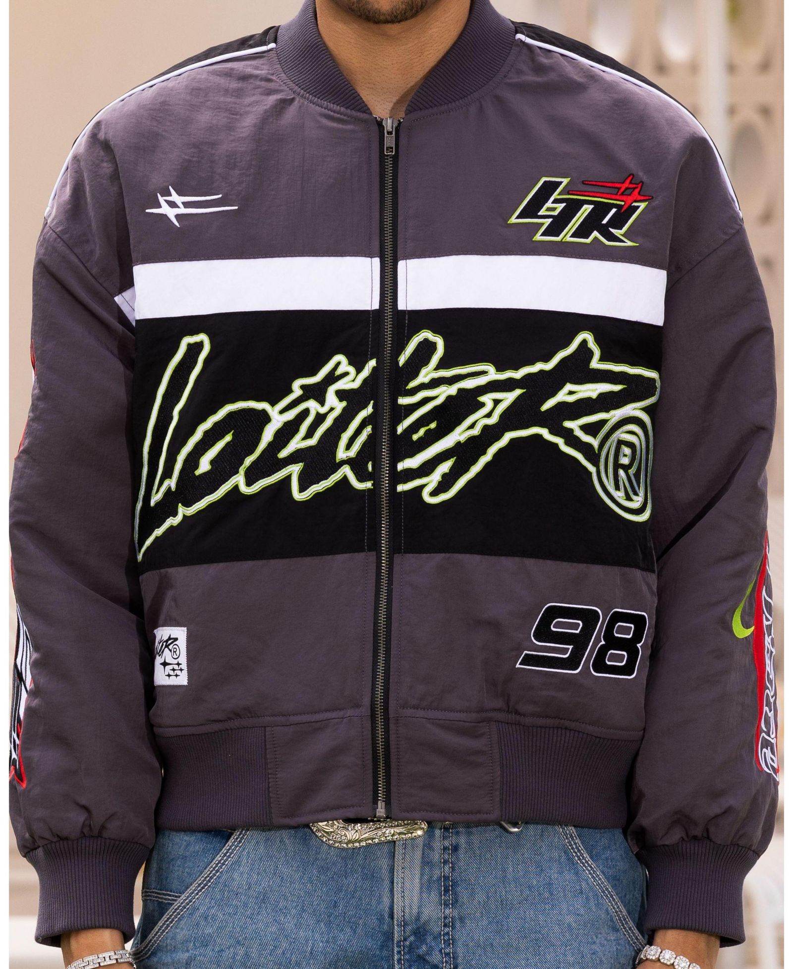 Loiter Men's Racer Style Motor Jacket