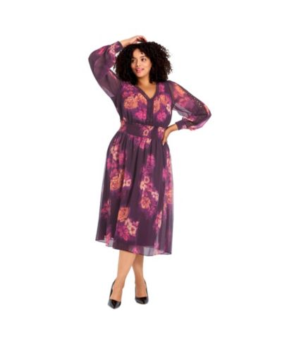 Avenue Women's Plus Size Elena Dress