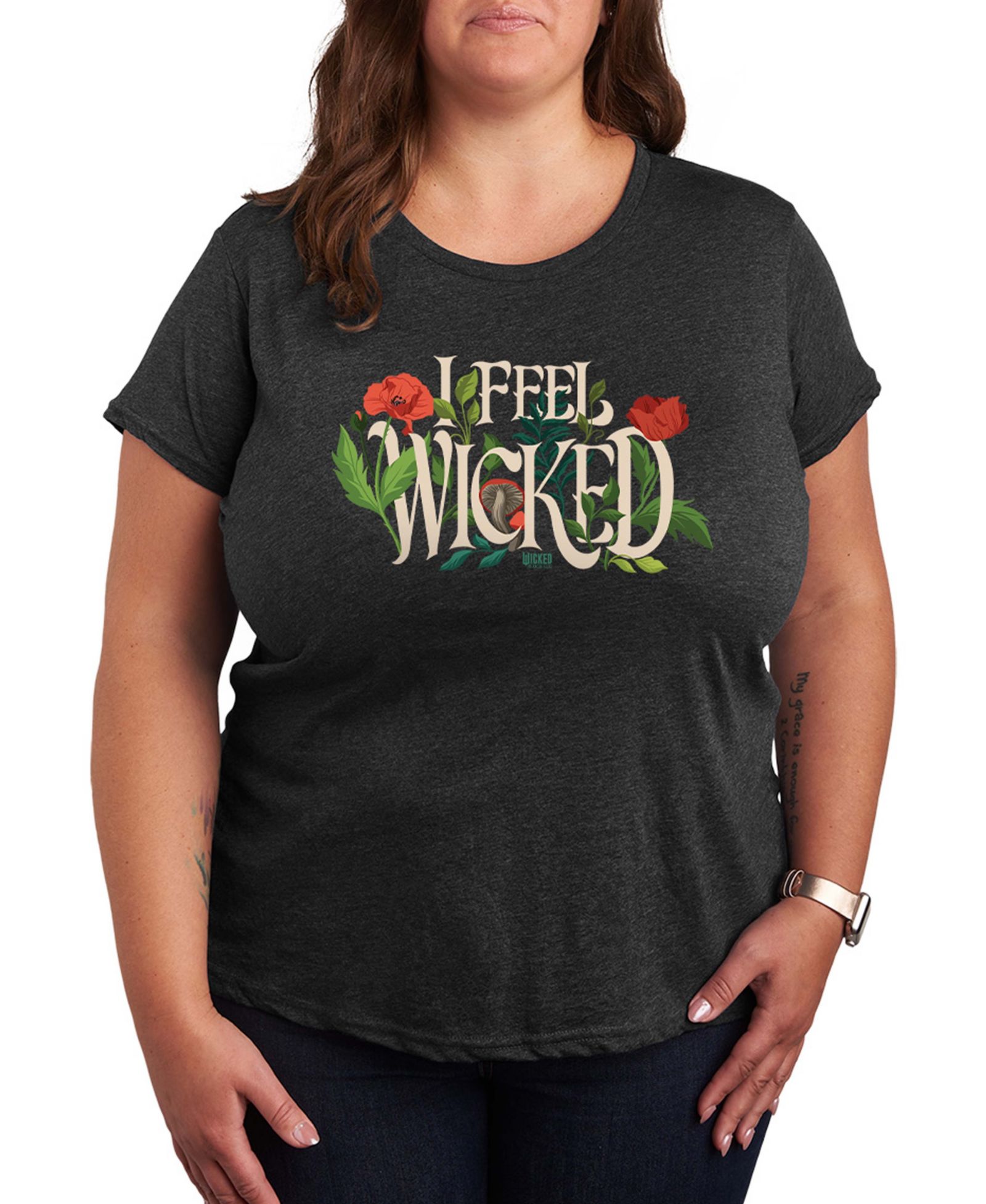 Футболка Hybrid Apparel Plus Size Wicked Short-Sleeve Graphic