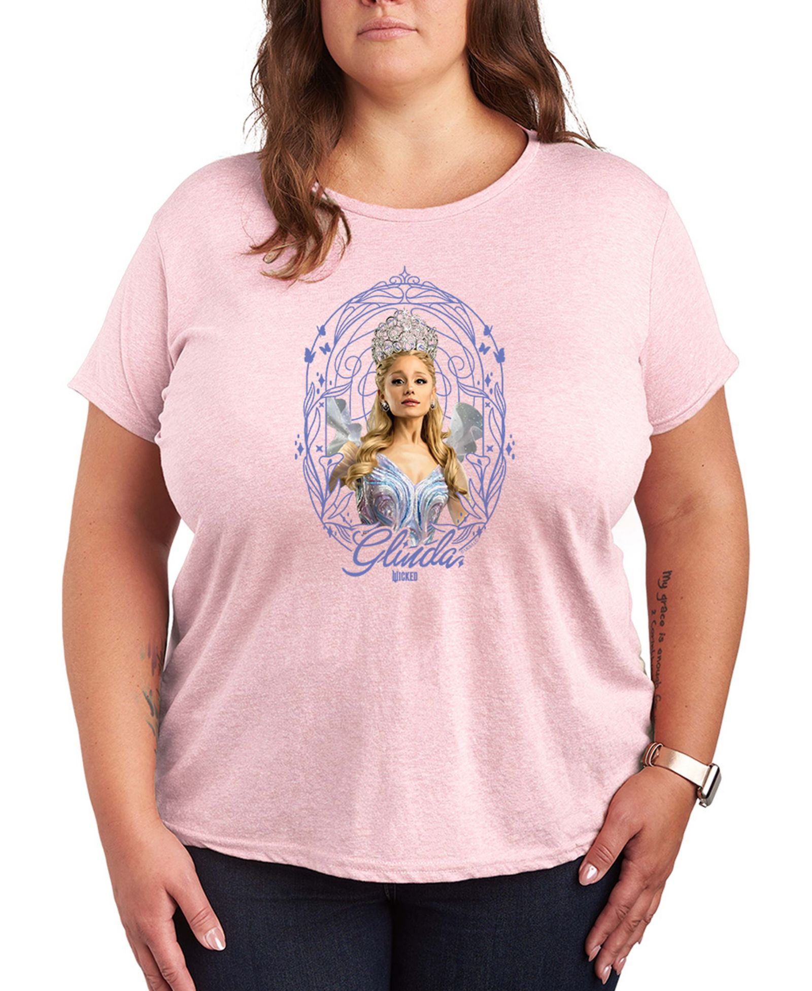 Hybrid Apparel Plus Size Wicked Glenda Short-Sleeve Graphic T-Shirt