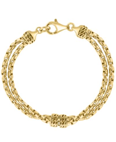 Мужской браслет EFFY Collection Gold Over Silver