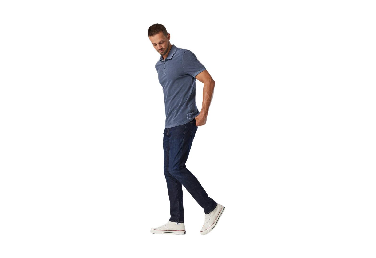 Mavi Jeans Men's Jake Slim Leg In Rinse Brushed Williamsburg Denim