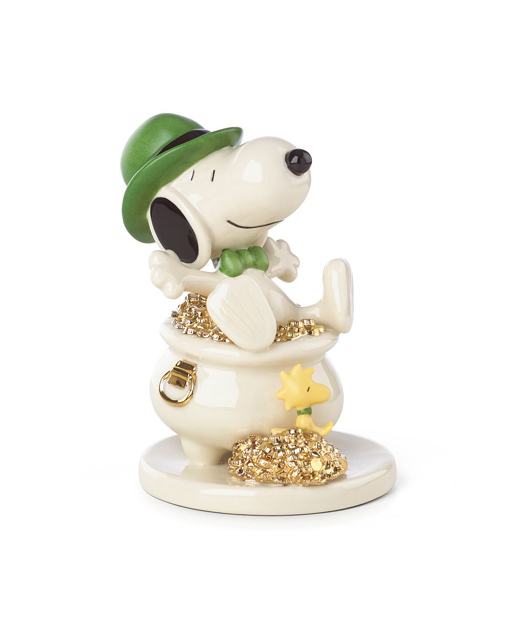 Lenox Lucky Leprechaun Snoopy фигурка