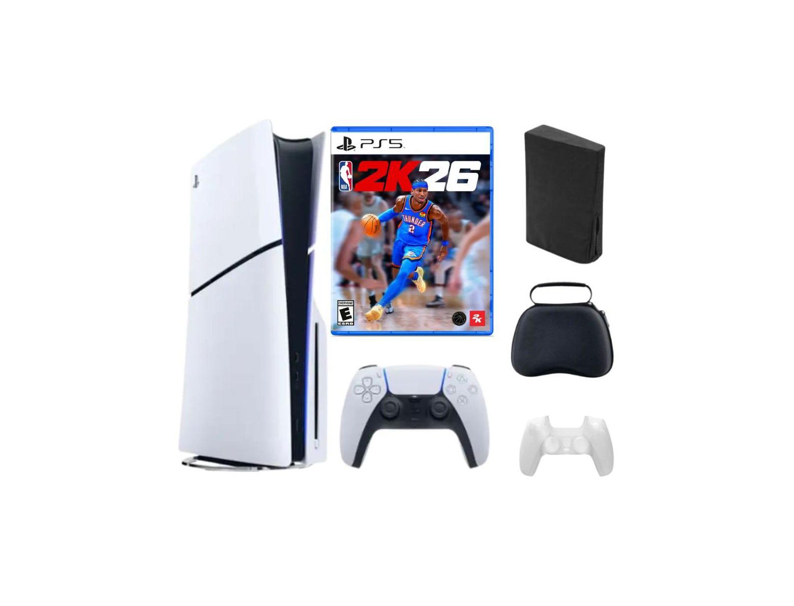 Sony PlayStation 5 Slim комплект с диском, игрой NBA 2K26 и аксессуарами