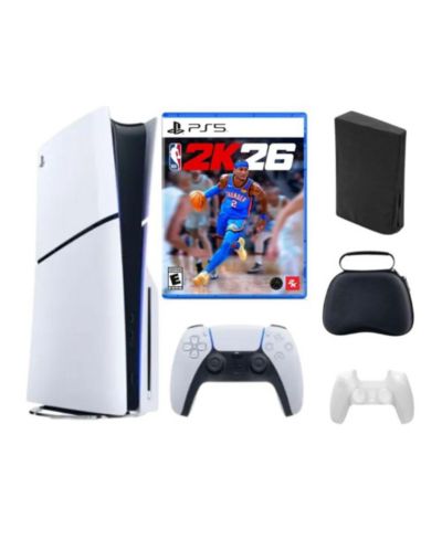 Sony PlayStation 5 Slim комплект с диском, игрой NBA 2K26 и аксессуарами