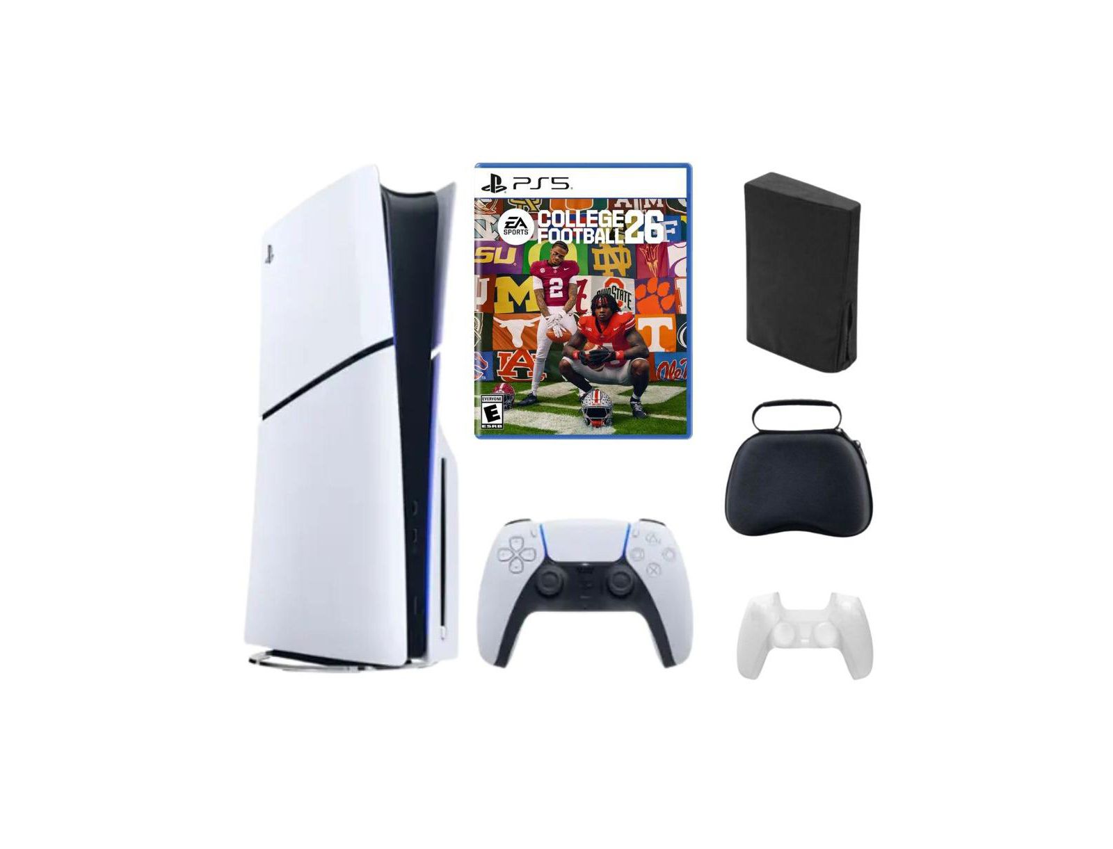 Sony PlayStation 5 Slim Disc Bundle с игрой College Football 26 и аксессуарами