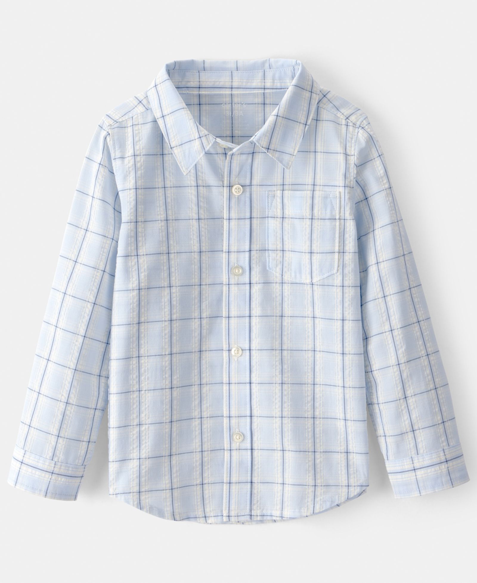 Carter's Boys' Toddler 2T-5T Plaid Button-Down Shirt
