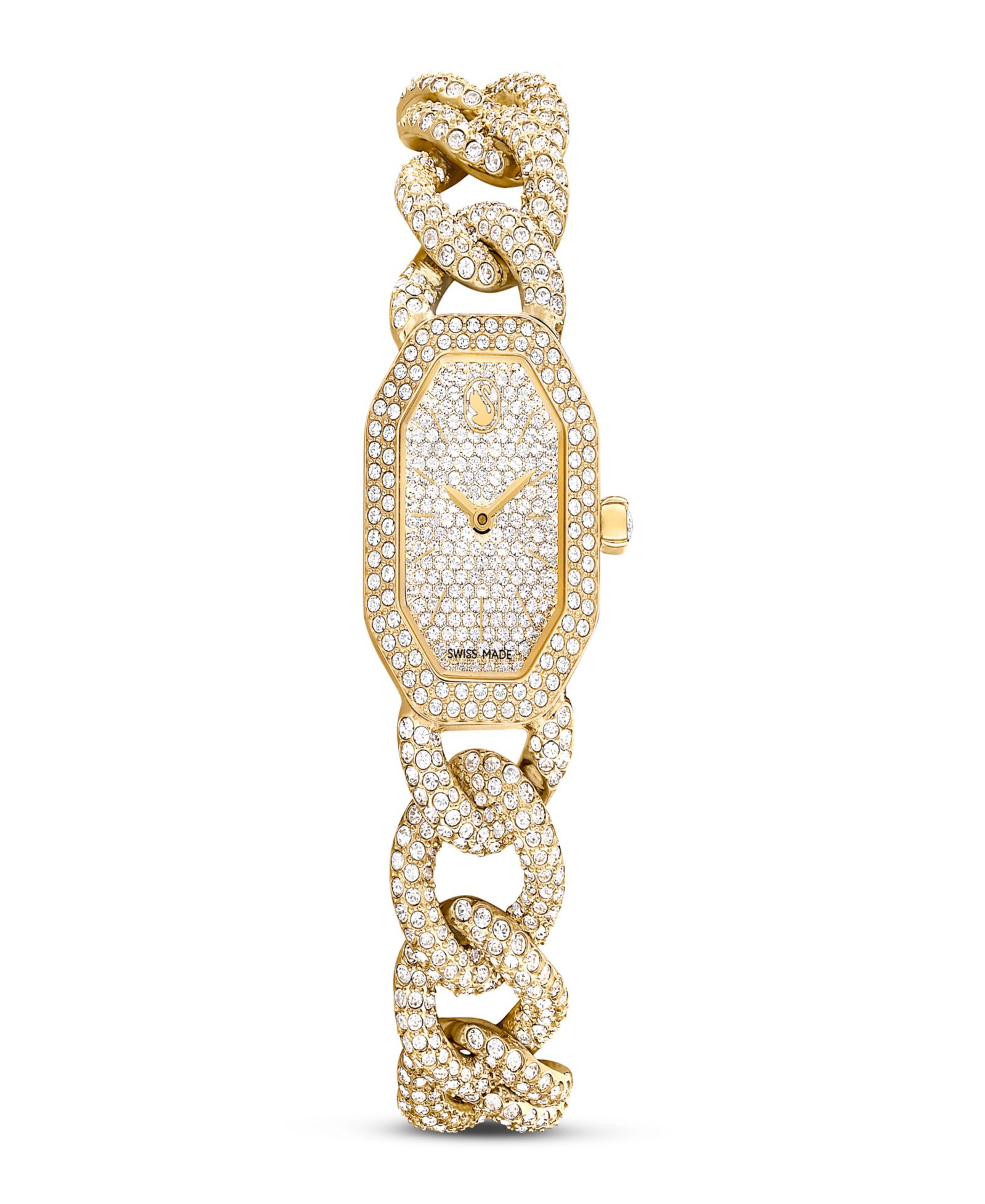 Женские наручные часы Swarovski Dextera с цепочкой из швейцарского хрусталя, 44 x 20mm