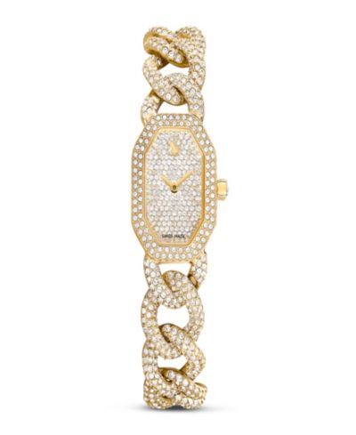 Swarovski Dextera Chain Swiss Crystal Bracelet Watch 44 x 20mm