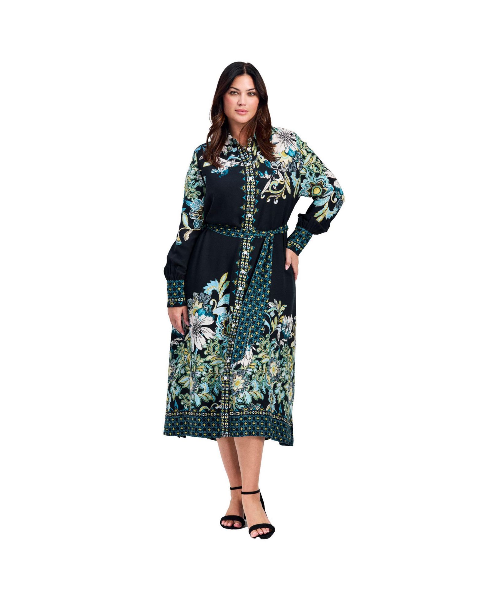 Женское платье-рубашка Avenue Plus Size La Luna