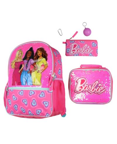 Barbie Набор из 5 предметов с рюкзаком и ланч-боксом