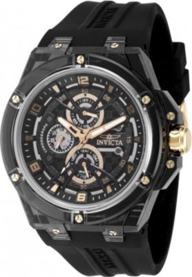 Invicta Men's 48807 Invicta Racing Quartz VH67 Black Dial Watch