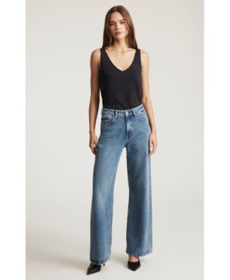 Mavi Jeans Женские джинсы Florida Wide Leg, темно-синие классические