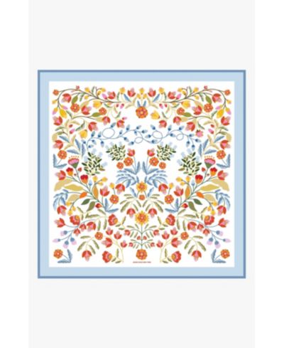 Шелковый шарф Jessie Zhao New York Porcelain Jardin Double Sided