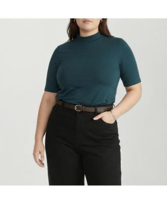 Universal Standard Women's Plus Size Modern Mock Neck Tee