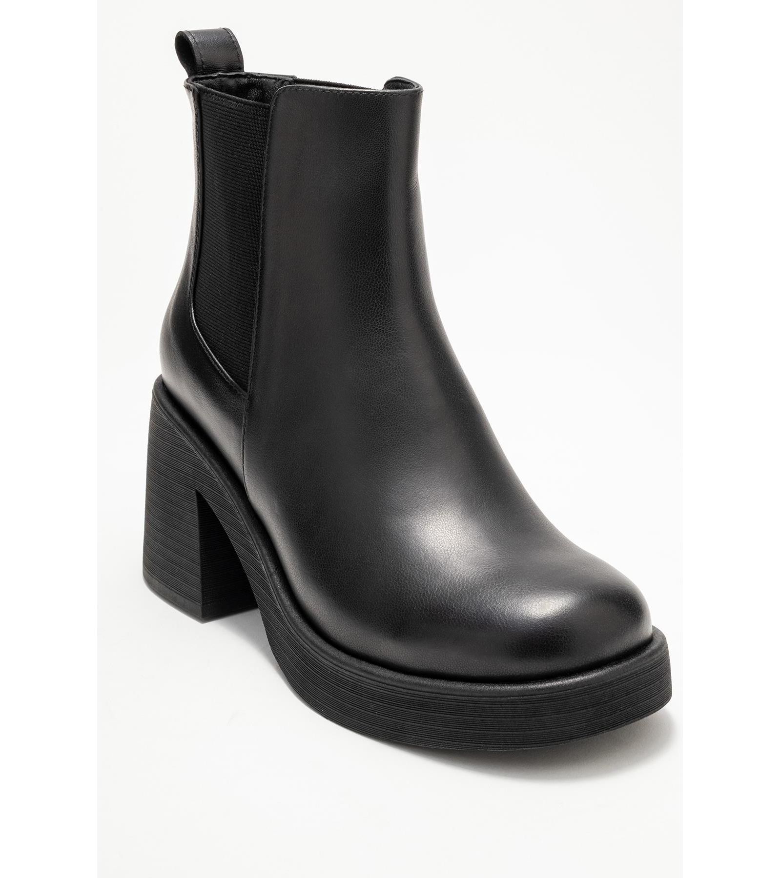 Forever & Always Women's Shoes Lysa Leather Platform Boot