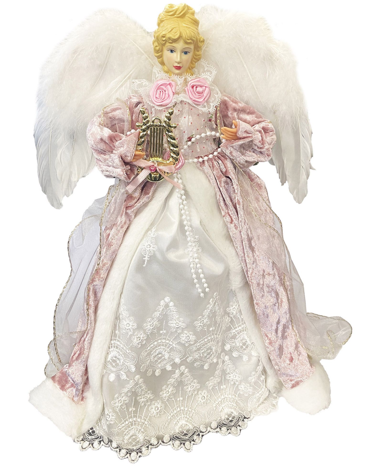 Santa's Workshop украшение на елку 16" Mauve Victorian Angel