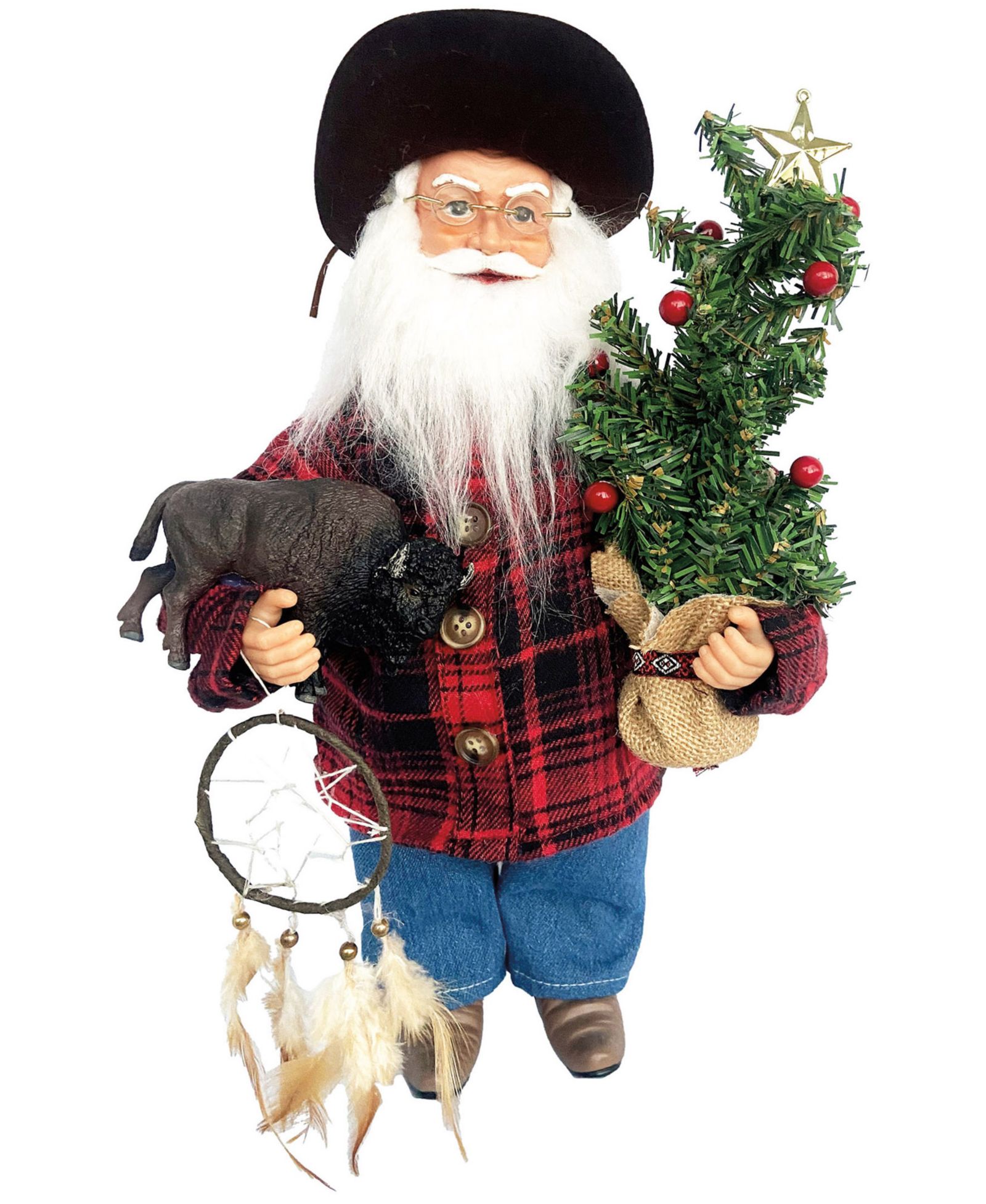 Santa's Workshop Фигурка Claus Home on the Range, 15"