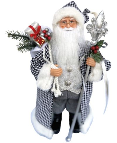 Santa's Workshop рождественская фигурка Санты Houndstooth 15"