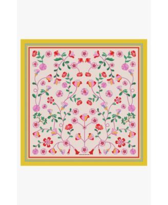 Jessie Zhao New York / Women's  Limoncello Jardin Double Sided Silk Scarf