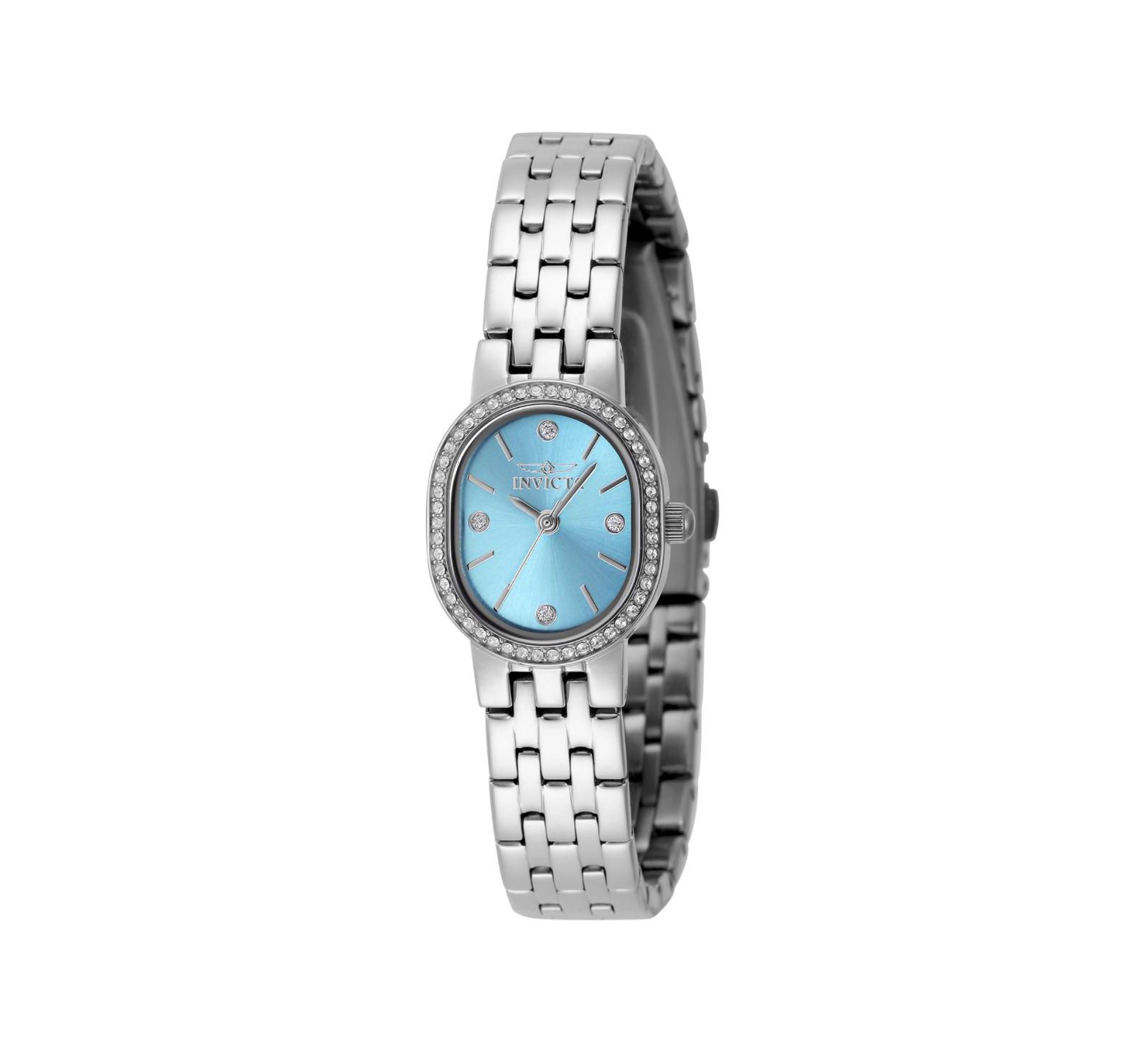 Invicta Women's 49073 Angel Quartz PC21J Light Blue, Silver Dial Watch