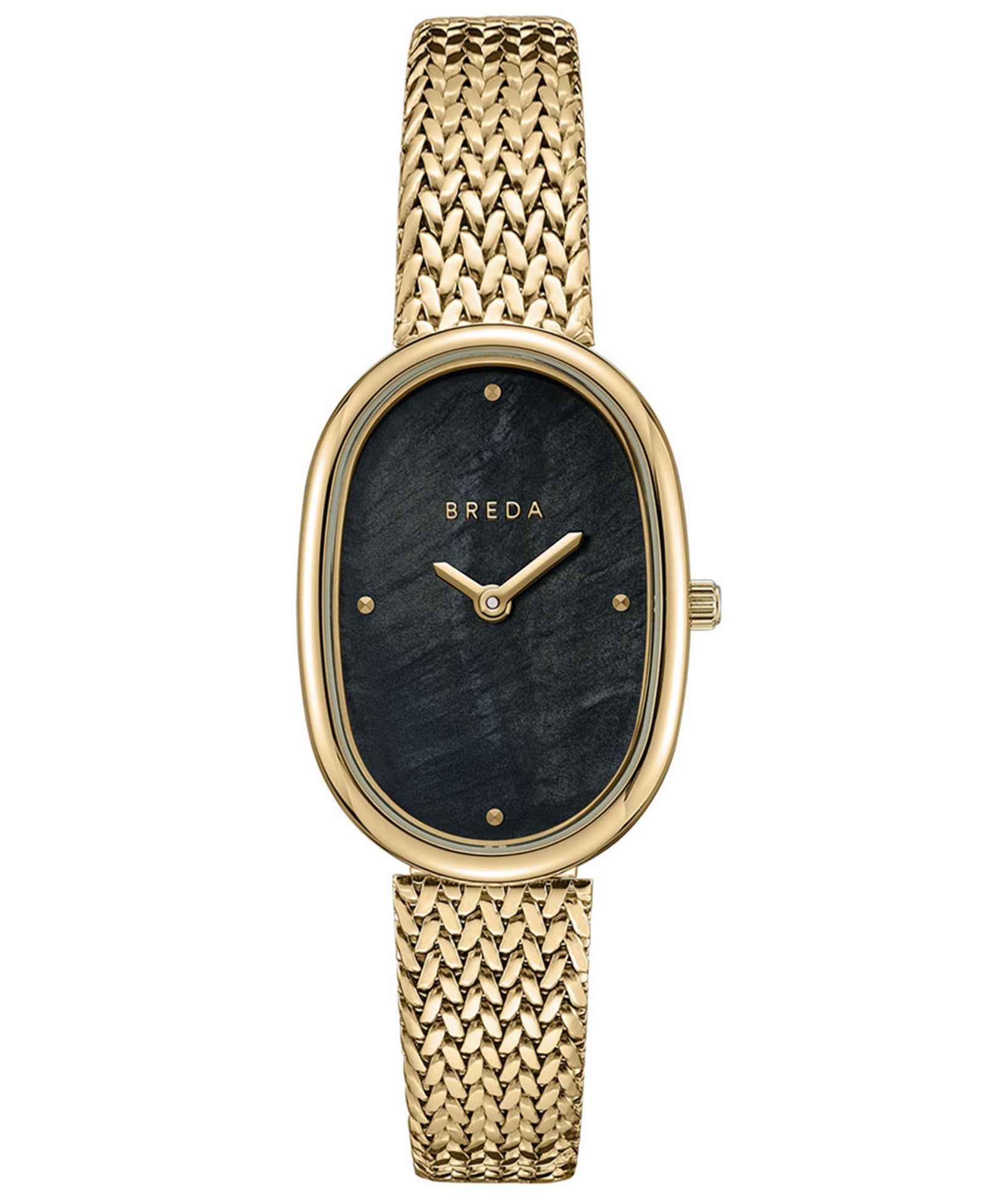 Женские часы BREDA 'Jane Tethered' золотистые сетчатые, 23mm