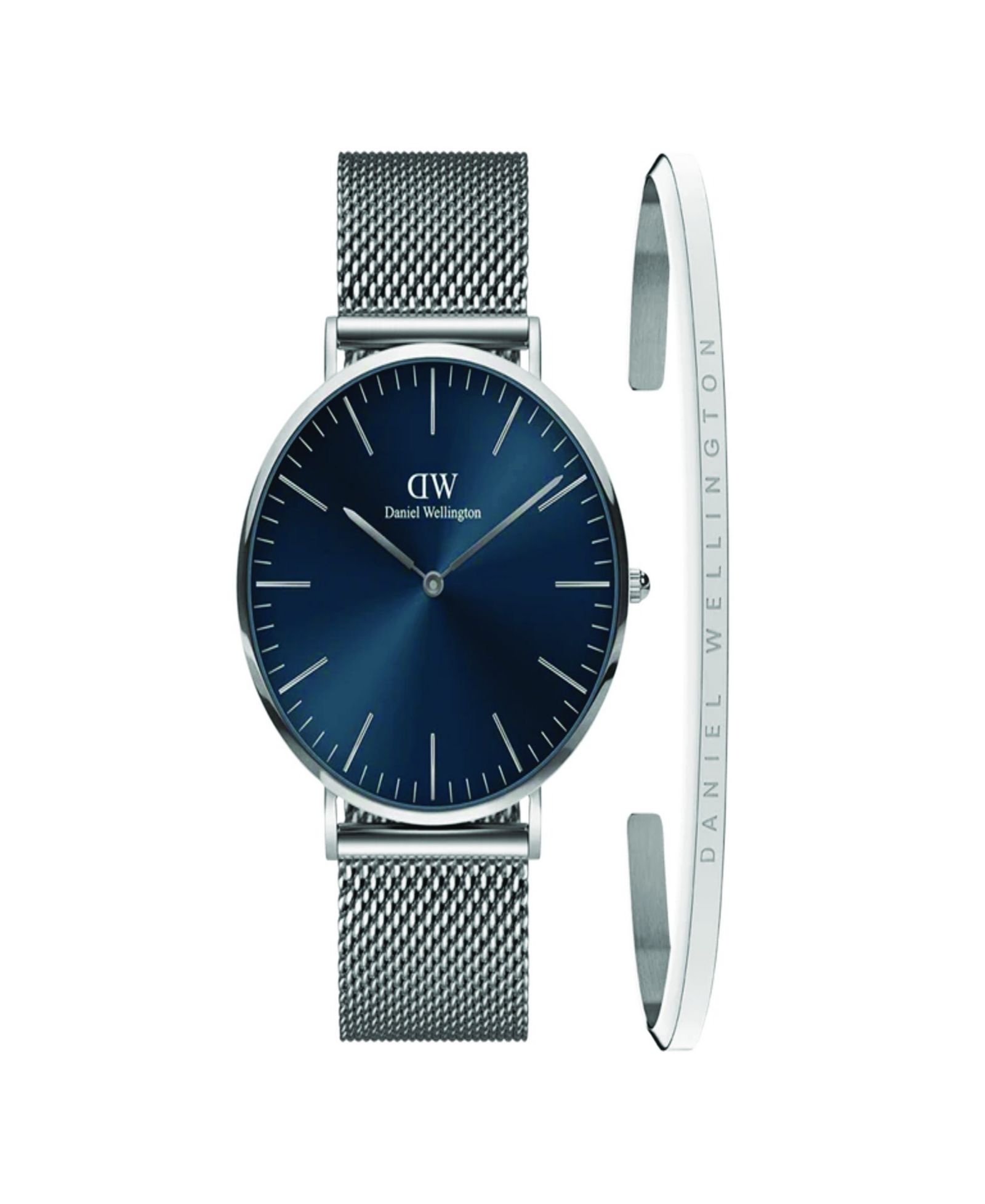 Daniel Wellington Унисекс аналоговые часы из нержавеющей стали Silver-Tone, 40mm