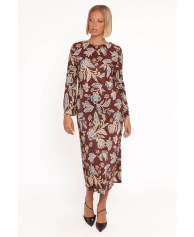 Petal and Pup Women's Morena Long Sleeve Midi Dress