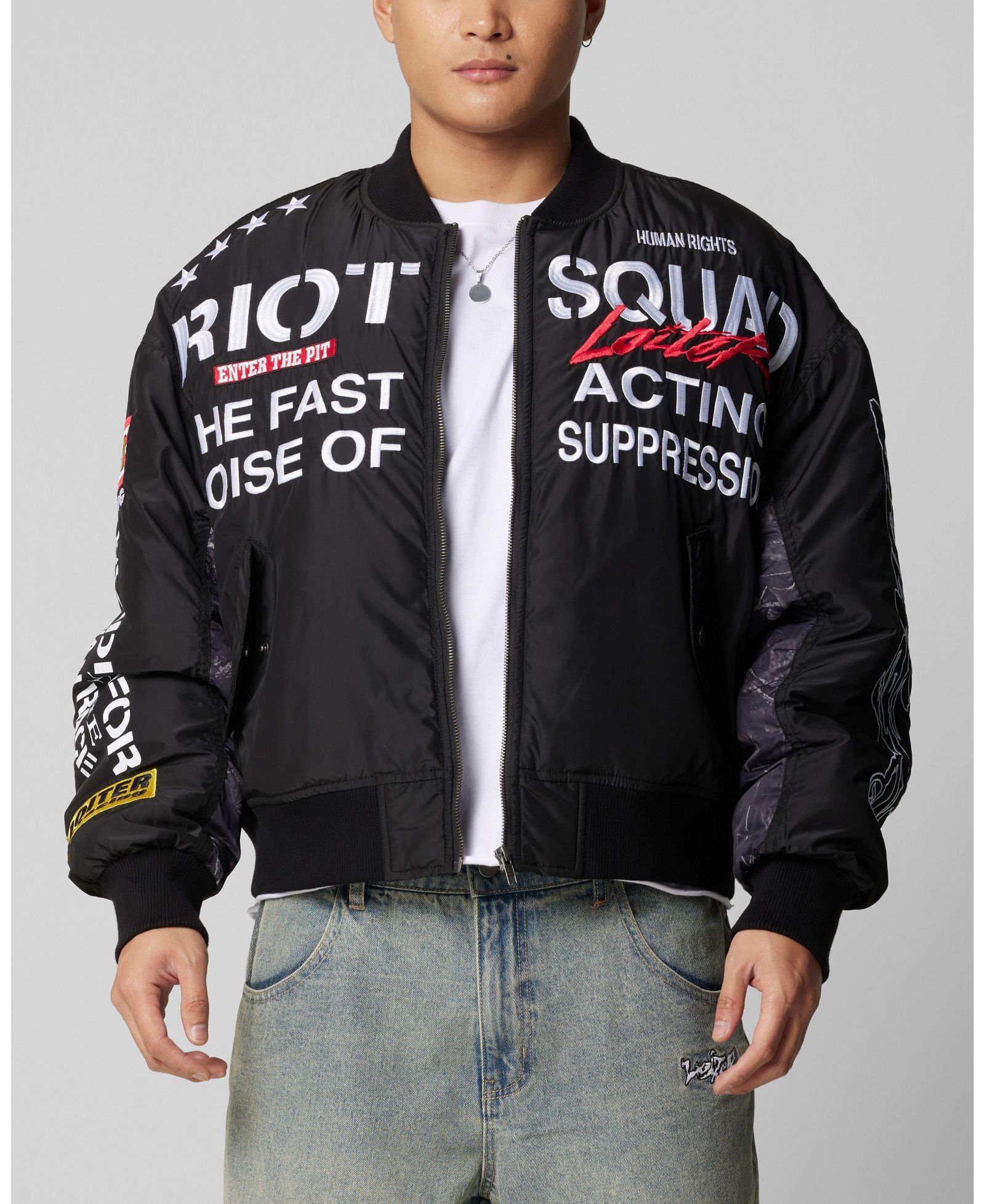 Loiter Men's Riot Squad Bomber Jacket