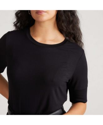 Universal Standard Women's Plus Size Liquid Jersey Rib Hem Tee