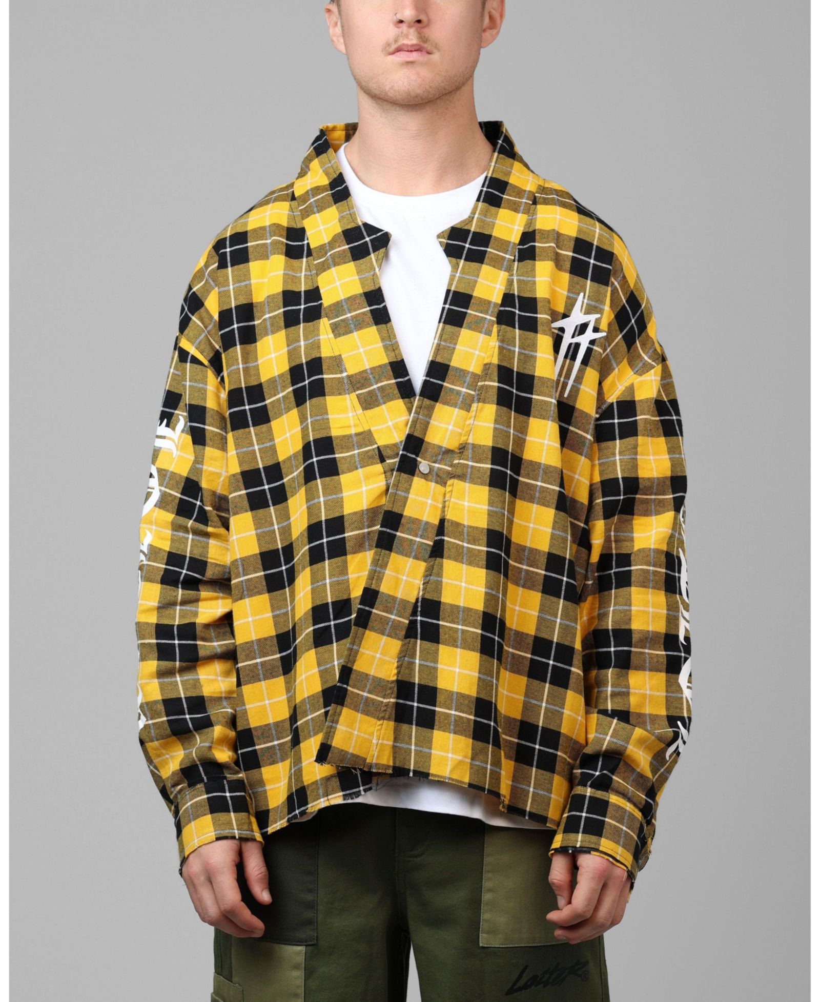 LOITER Men's Kimono Flannel Jackets
