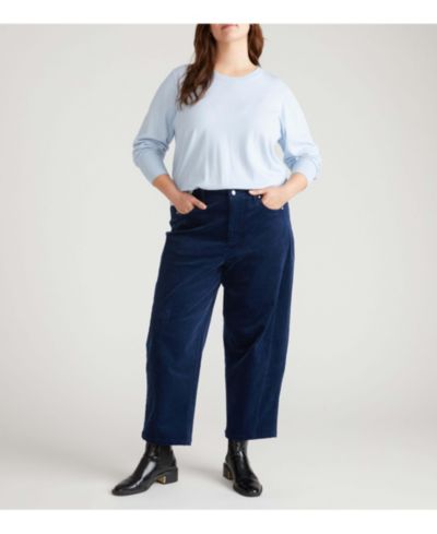 Женские брюки Universal Standard Women's Plus Size Dakota Twisted Leg Corduroy Pants
