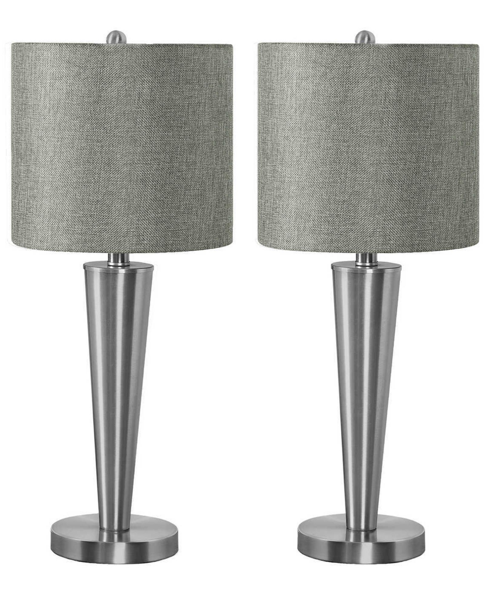 Металлическая настольная лампа Monarch Specialties Lighting, 2 штуки