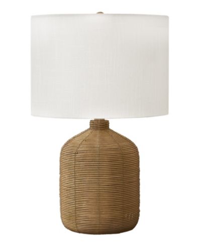 Monarch Specialties Настольная лампа Rattan 23"