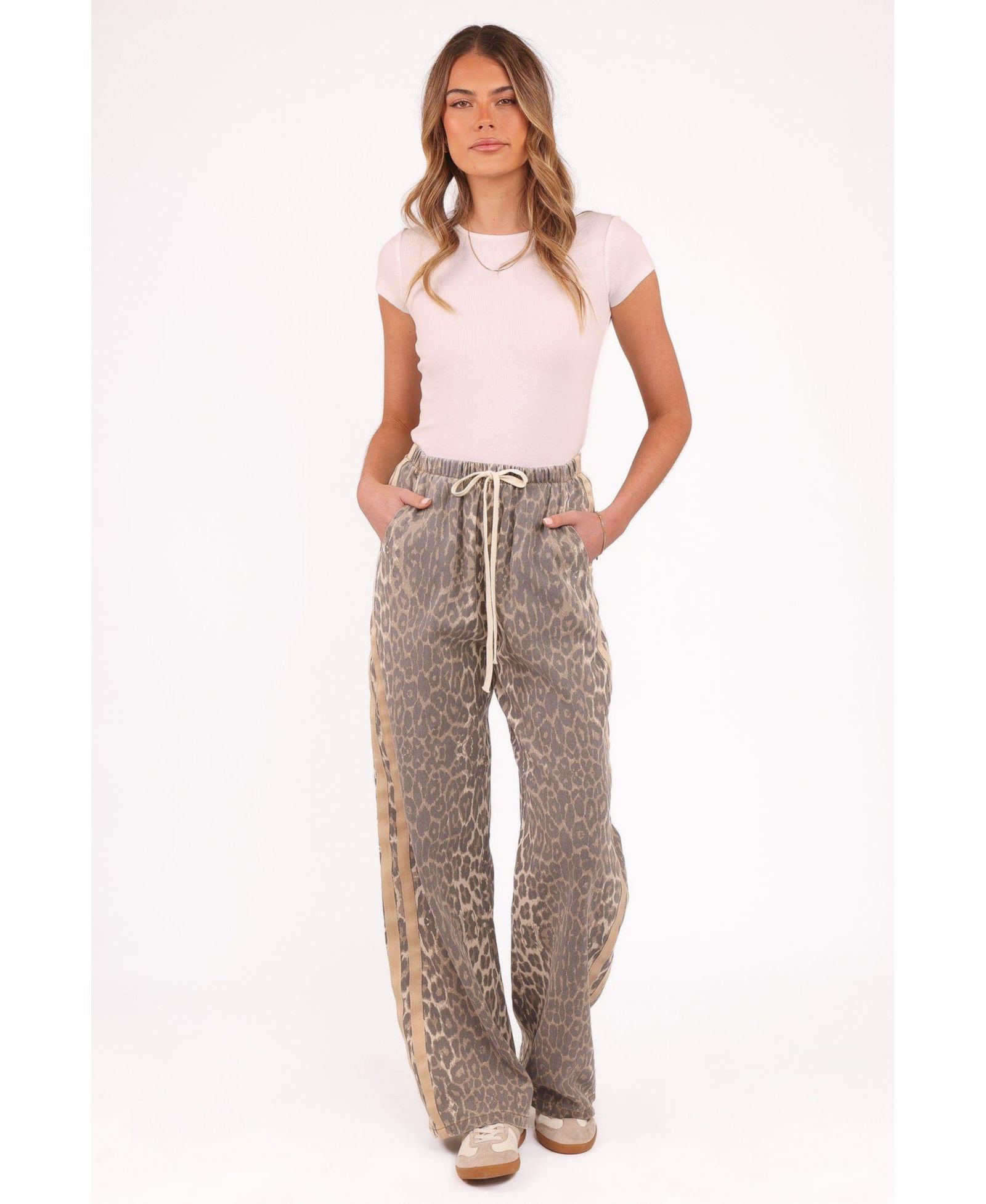 Petal and Pup Women's Fletcher Denim Racer Pants