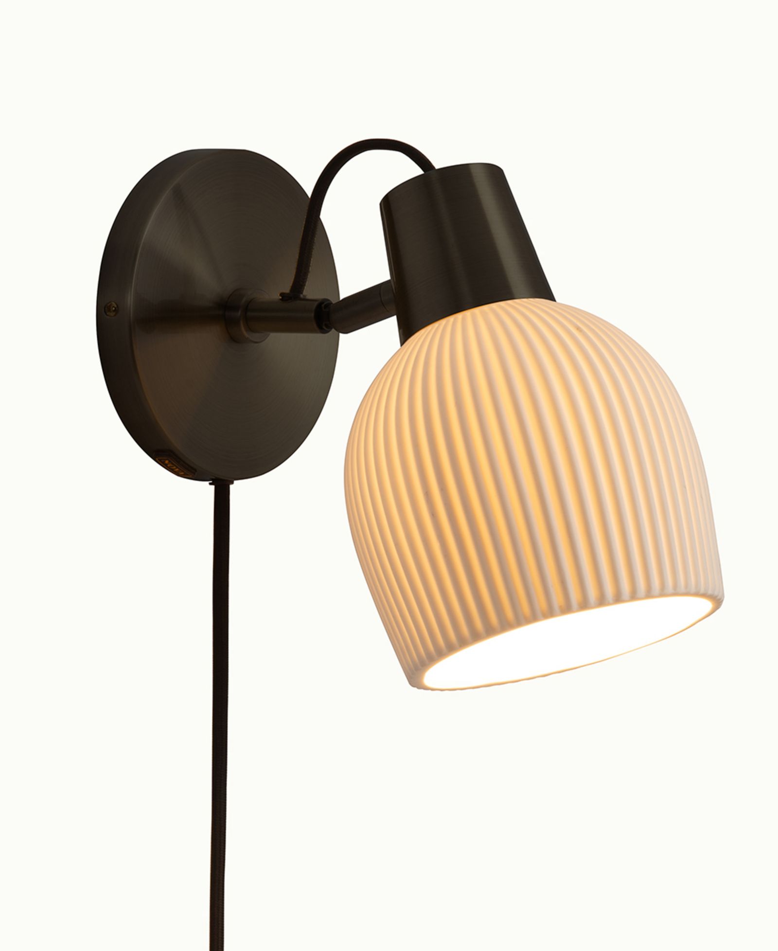 NOVA of California Petaluma Bone Porcelain Wall Sconce