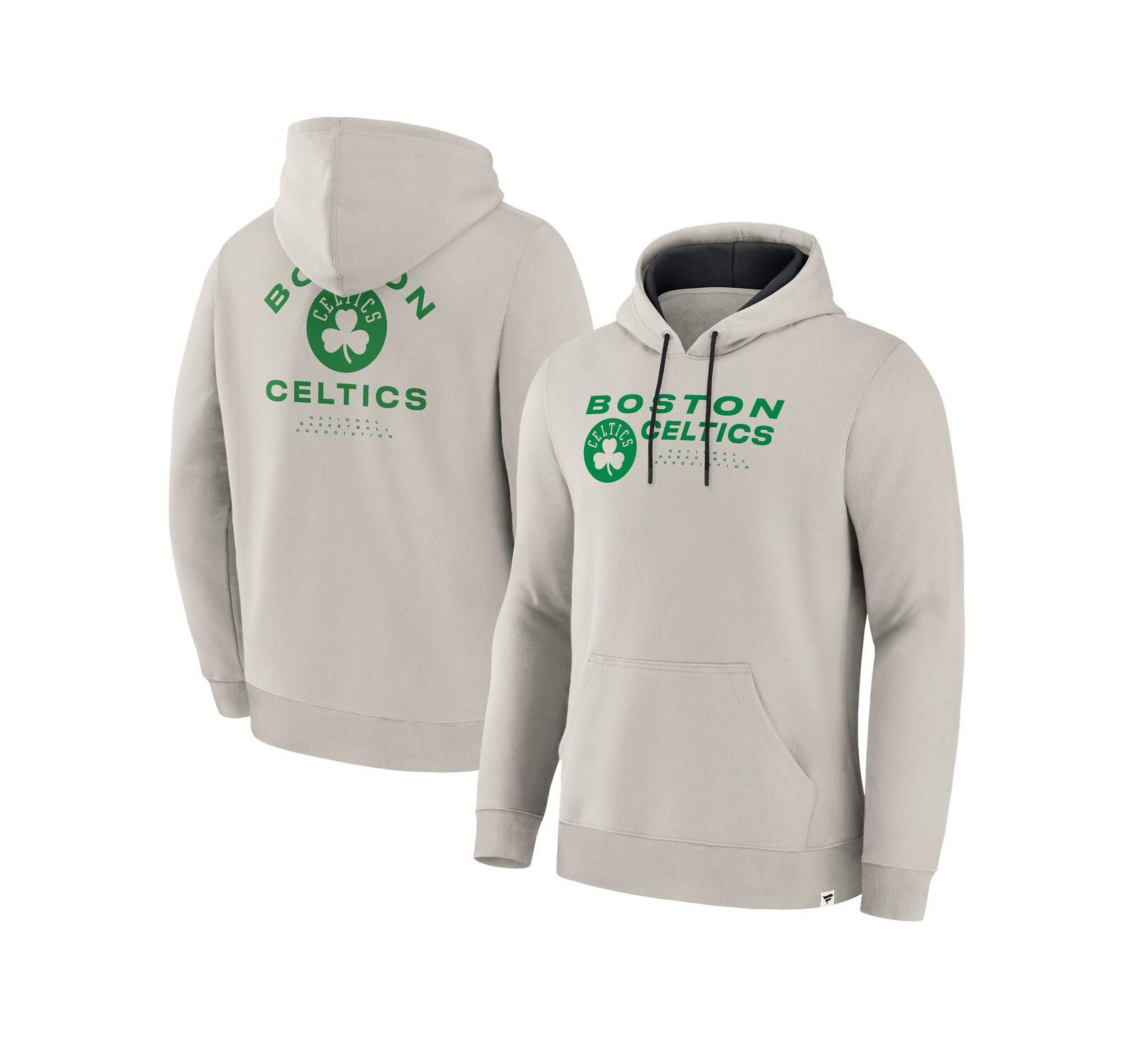 Fanatics Мужское худи Boston Celtics Crossover Collection Off White