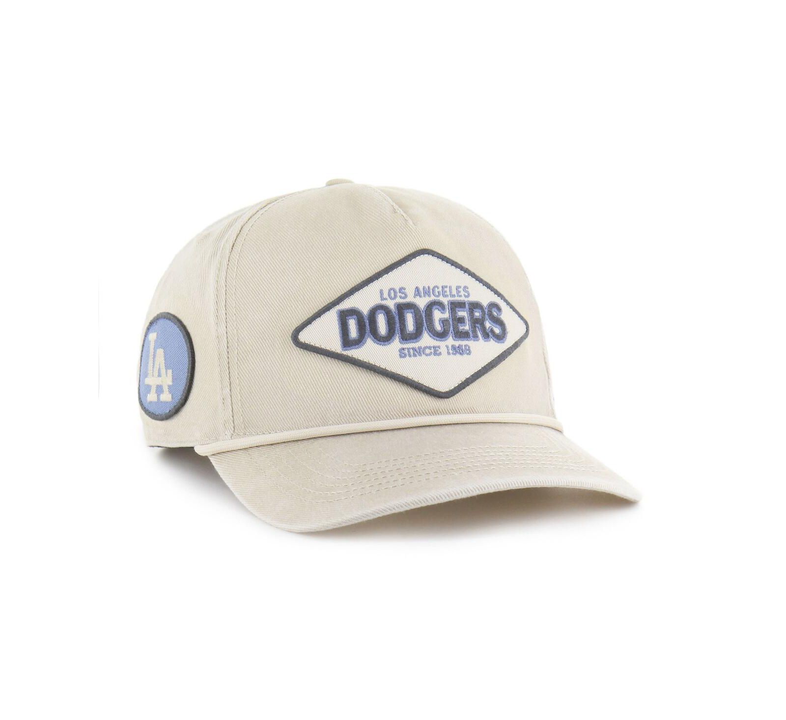 '47 Brand Men's Khaki Los Angeles Dodgers Cairn Hitch Adjustable Hat
