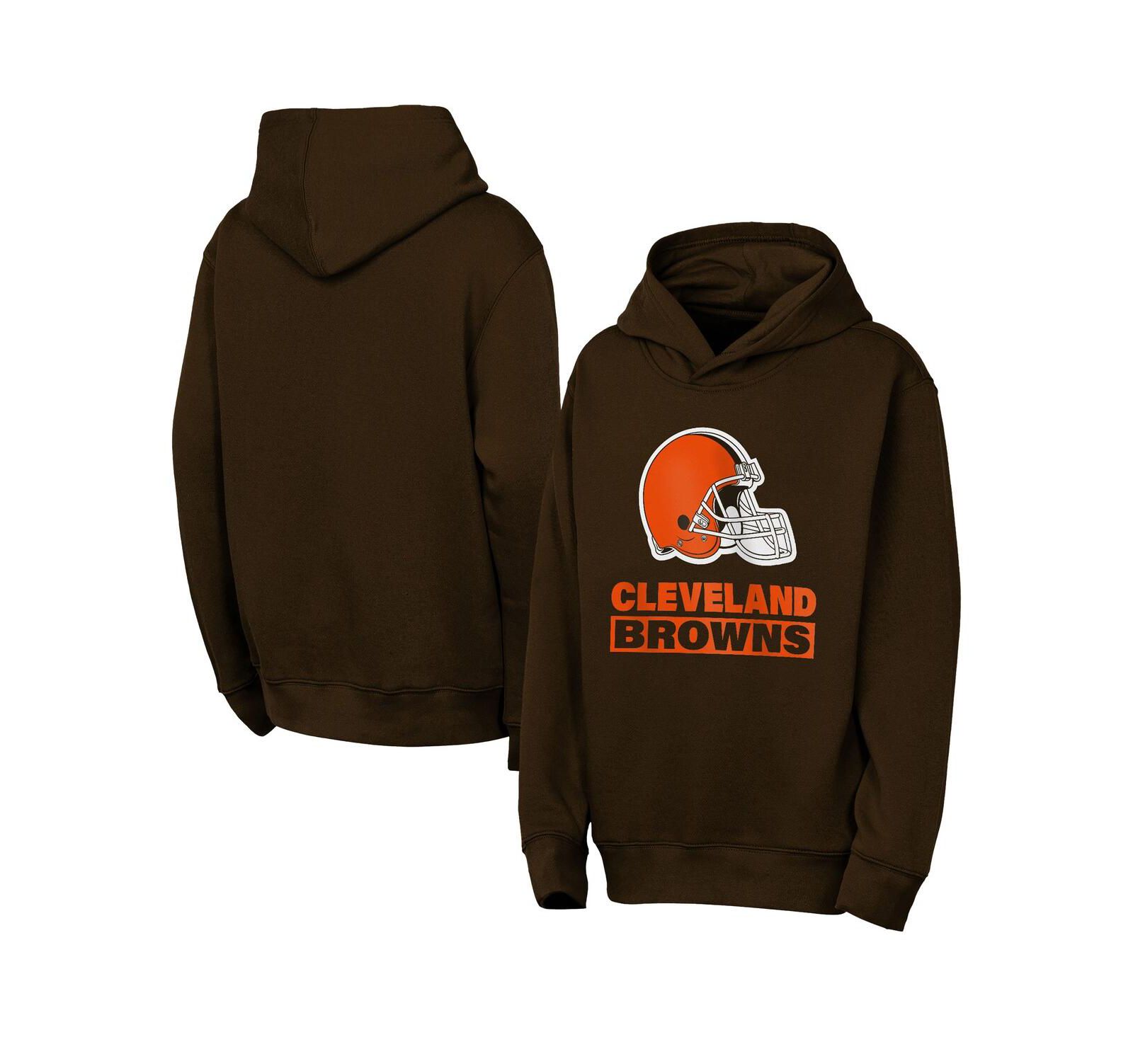 Худи Outerstuff Brown Cleveland Browns для мальчиков и девочек