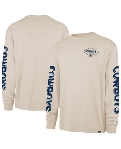 Мужская футболка '47 Brand Tan Dallas Cowboys Cairn Ravine Long Sleeve