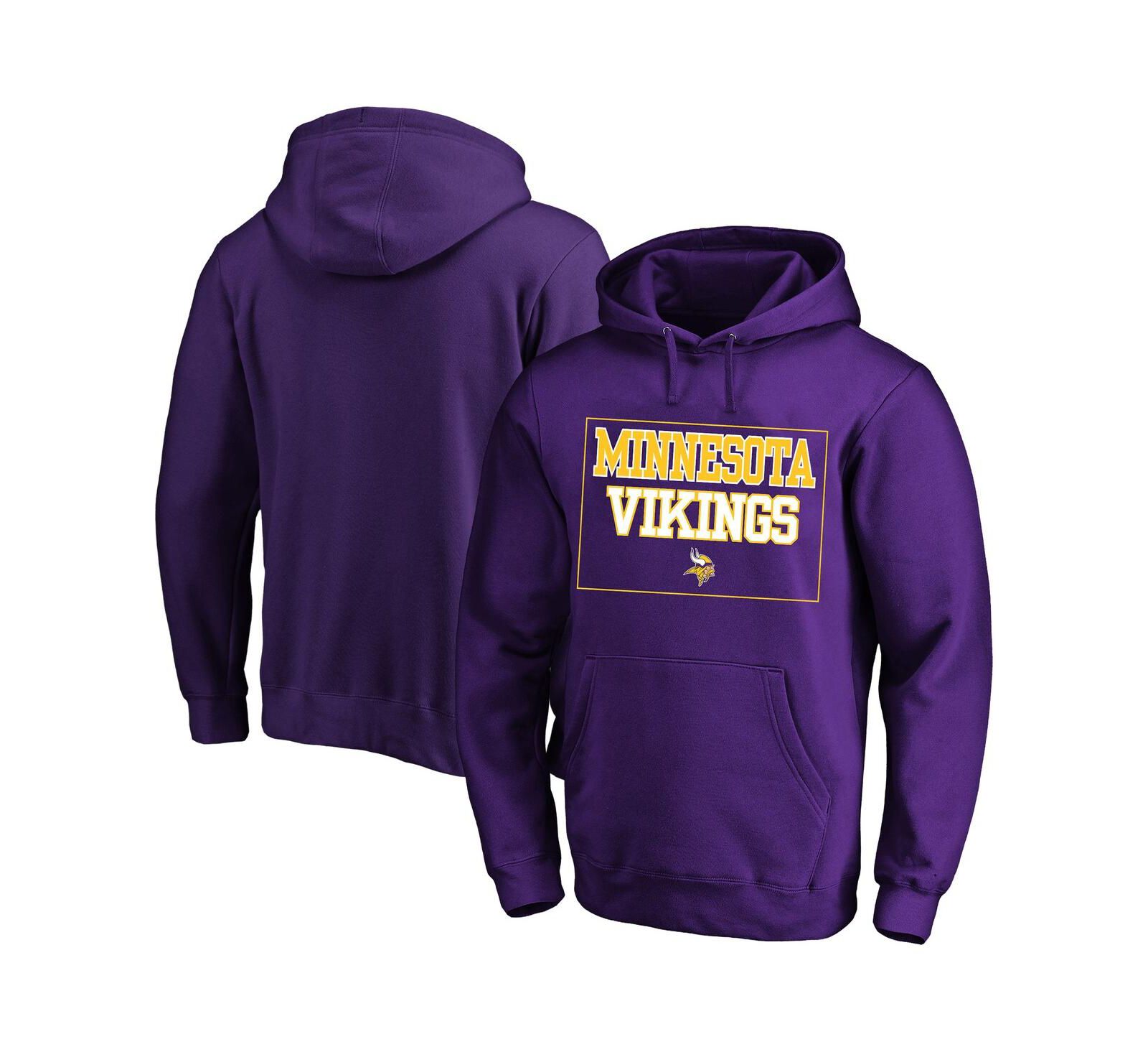 Мужское худи Fanatics Minnesota Vikings Purple Big & Tall Fleece