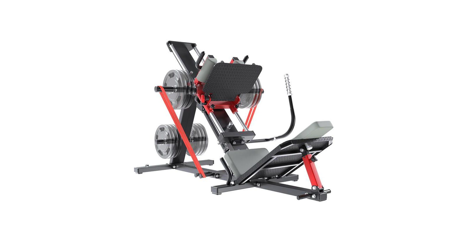 AECOJOY Hack Squat Leg Press Machine, 2 in 1 Adjustable Leg Exercise Workout Machine