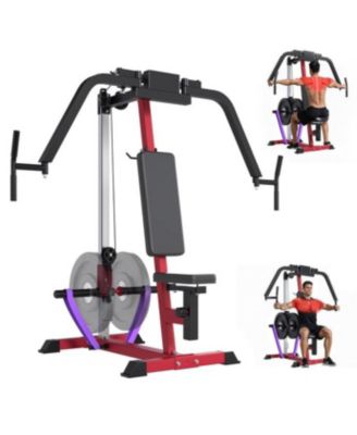 AECOJOY Chest Fly Machine, PEC Deck Fly and Reverse Delt Machine, 450lbs Adjustable Upper Body Workout Equipment for Home Gym