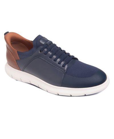 Navy napa leather